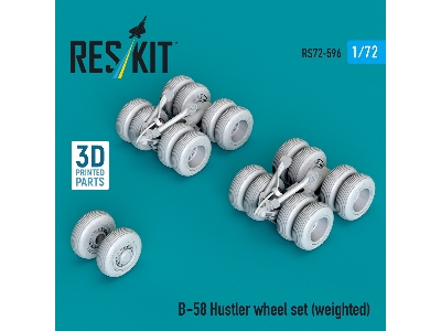 Convair B-58 Hustler - Weighted Wheel Set (3d-printed) - image 1