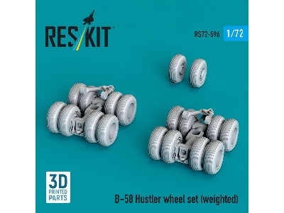 Convair B-58 Hustler - Weighted Wheel Set (3d-printed) - image 2