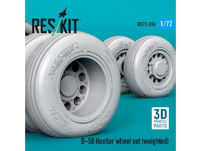 Convair B-58 Hustler - Weighted Wheel Set (3d-printed) - image 3