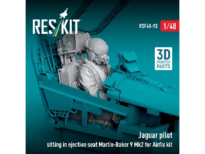 Jaguar Pilot Sitting In Ejection Seat Martin-baker 9 Mk2 (For Airfix Kits / 3d-printed) - image 2