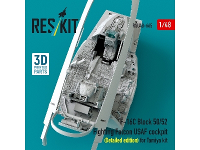 F-16 C Block 50/52 Fighting Falcon - Usaf Cockpit Detailed Edition (For Tamiya Kits / 3d-printed) - image 2