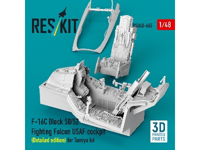 F-16 C Block 50/52 Fighting Falcon - Usaf Cockpit Detailed Edition (For Tamiya Kits / 3d-printed) - image 3
