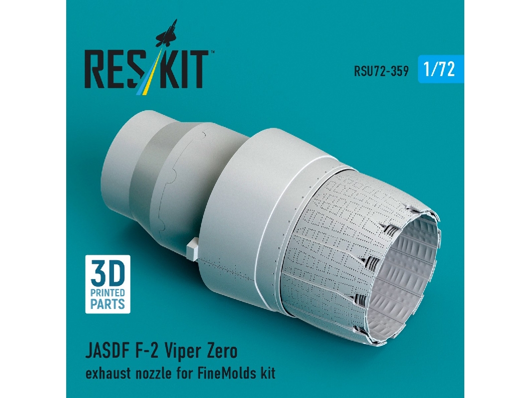 Jasdf F-2 Viper Zero - Exhaust Nozzle (For Finemolds Kits / 3d-printed) - image 1