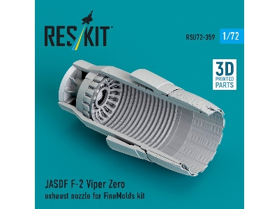 Jasdf F-2 Viper Zero - Exhaust Nozzle (For Finemolds Kits / 3d-printed) - image 2