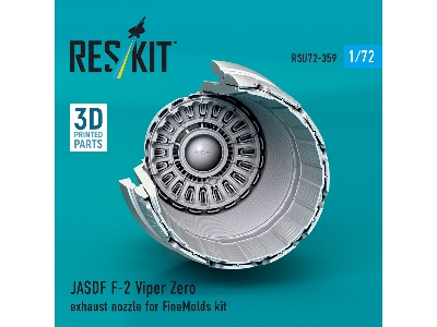 Jasdf F-2 Viper Zero - Exhaust Nozzle (For Finemolds Kits / 3d-printed) - image 3