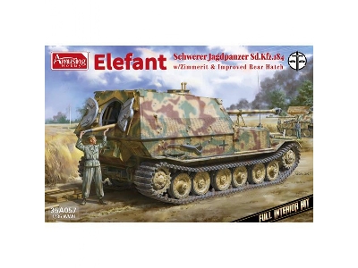 Elefant - Schwerer Jagdpanzer Sd.Kfz.184 With Zimmerit And Full Interior - image 1