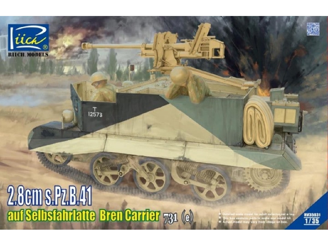 2,8 Cm S.Pz.B.41 Auf Selbstfahrlafette Bren Carrier - image 1