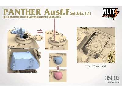 Panther Ausf. F Schmalturm w/ Rubber-Saving Steel Road Wheels - image 4