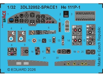 Heinkel He-111 P-1 - Space Set (For Revell Kits) - image 1