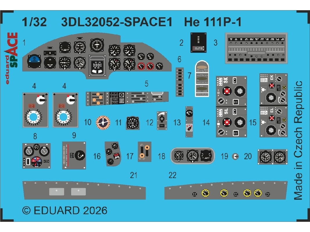 Heinkel He-111 P-1 - Space Set (For Revell Kits) - image 1