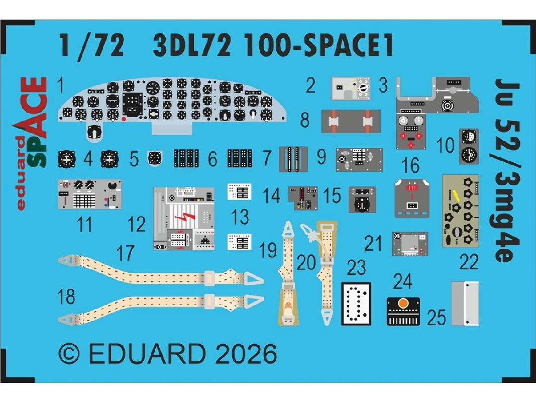 Junkers Ju 52/3mg4e - Space Set (For Airfix Kits) - image 1