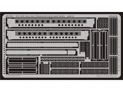 M-1126 Mounted rack and belts 1/35 - Afv Club - image 1