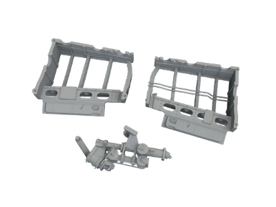 North American P-51 B/C Mustang - Tail Wheel Well (For Eduard Kits / 3d-printed) - image 2