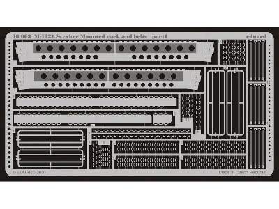 M-1126 Mounted rack and belts 1/35 - Afv Club - image 2