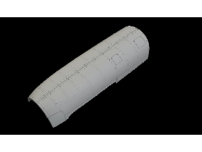 North American P-51 B/C Mustang - Top Cowling (For Eduard Kits / 3d-printed) - image 1