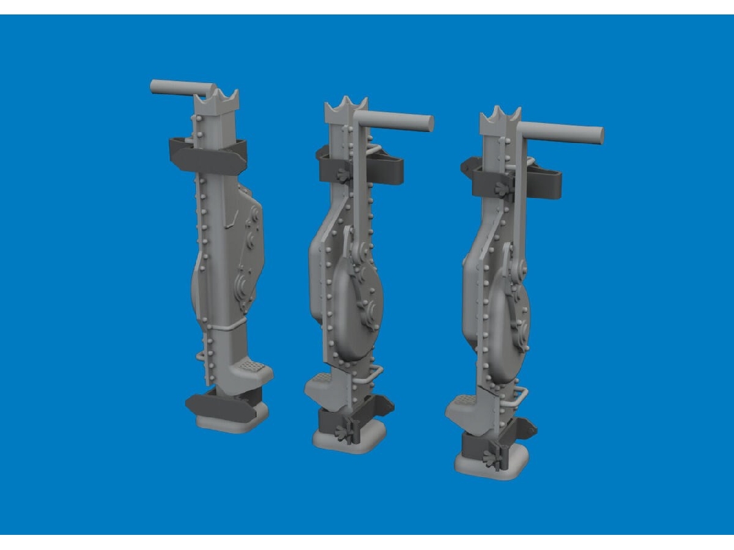 German Wwii 10 Ton Jacks (3d-printed) - image 1