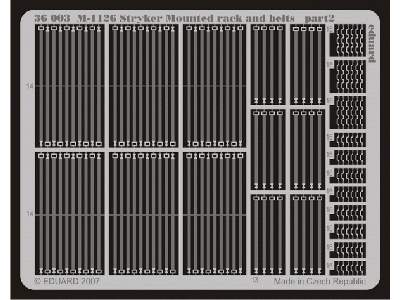 M-1126 Mounted rack and belts 1/35 - Afv Club - image 3