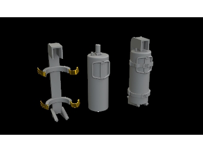 German Wwii Fire Extinguishers (4 Pcs / 3d-printed) - image 1