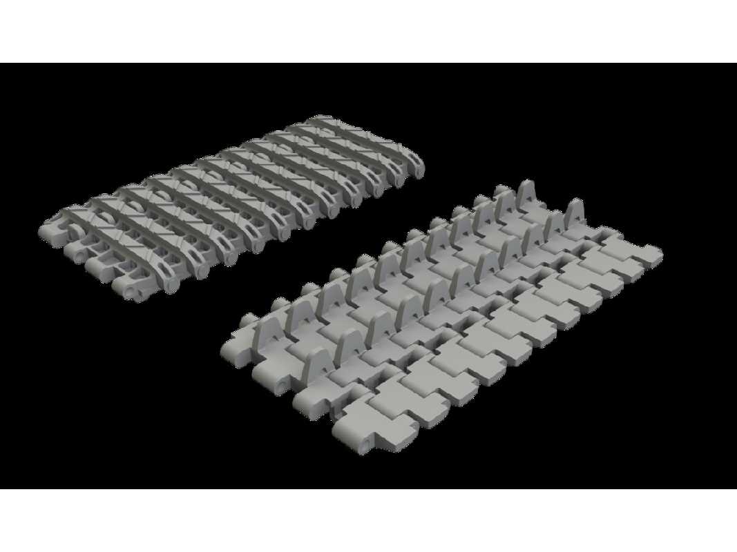 Tiger I - 3d-printed Late Tracks (For Tamiya Kits) - image 1