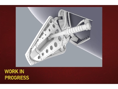 Mig-15 - Airbrakes (For Eduard Kits / 3d-printed) - image 1