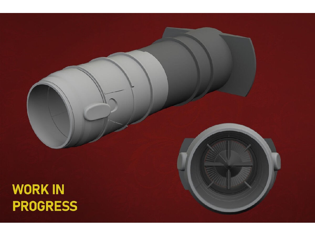 Mig-15 - Exhaust Nozzle (For Eduard Kits / 3d-printed) - image 1
