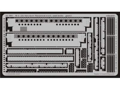 M-1126 Mounted rack and belts 1/35 - Trumpeter - image 1