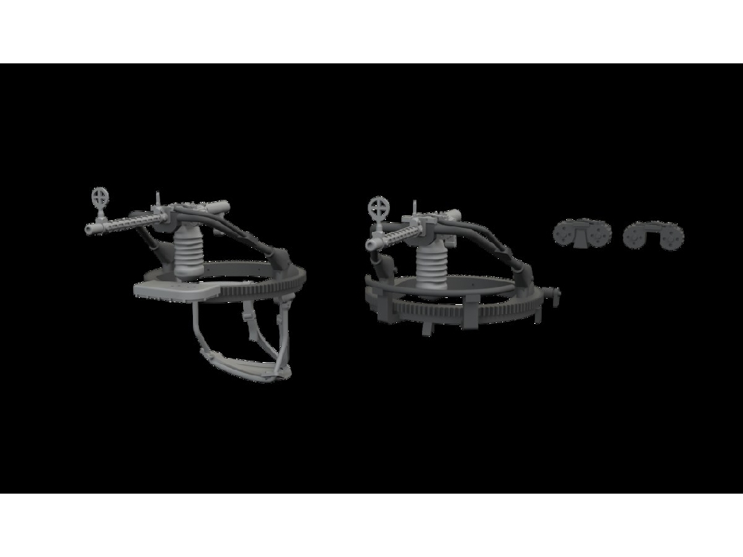 Junkers Ju-52/3mg4e - Machine Guns (For Airfix Kits / 3d-printed) - image 1