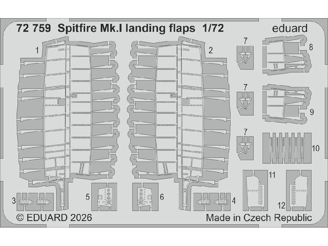 Supermarine Spitfire Mk.I - Landing Flaps (For Eduard Kits) - image 1