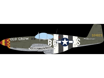 North American P-51 B Mustang (Malcolm Hood Canopy) Hybrid Edition - image 2