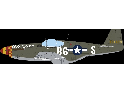 North American P-51 B Mustang (Malcolm Hood Canopy) Hybrid Edition - image 3