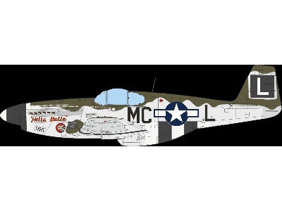 North American P-51 B Mustang (Malcolm Hood Canopy) Hybrid Edition - image 6