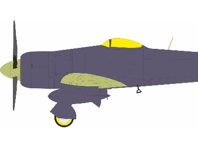 Hawker Sea Fury Fb.11 - Tface Mask Set (For Dbm Kits) - image 1