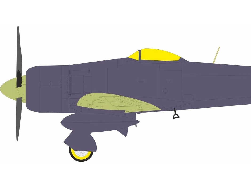 Hawker Sea Fury Fb.11 - Tface Mask Set (For Dbm Kits) - image 1