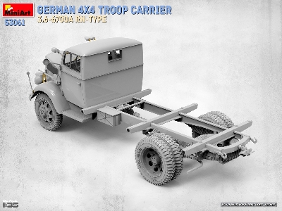German 4x4 Troop Carrier Opel Blitz 3.6-6700a Rn-type - image 29