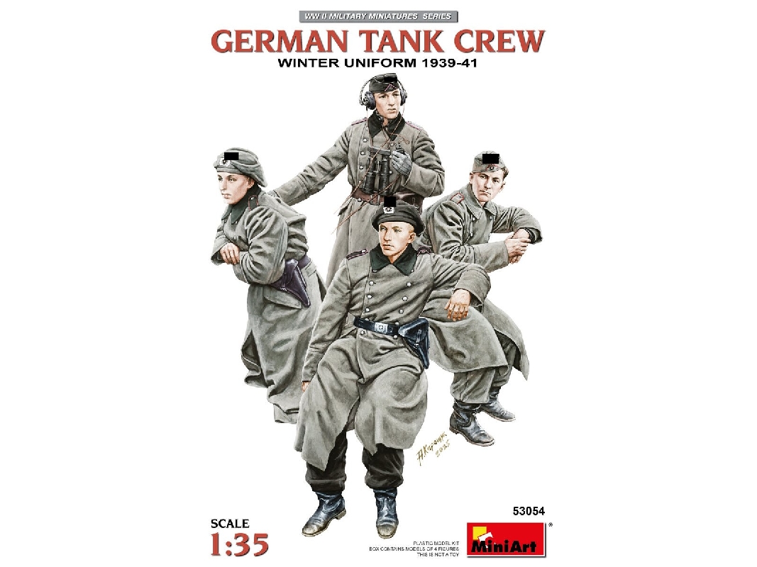 German Tank Crew - Winter Uniform (1939-1941 / 4 Figures) - image 1