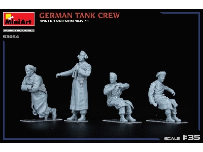 German Tank Crew - Winter Uniform (1939-1941 / 4 Figures) - image 3