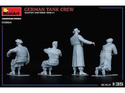 German Tank Crew - Winter Uniform (1939-1941 / 4 Figures) - image 4