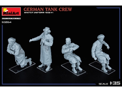 German Tank Crew - Winter Uniform (1939-1941 / 4 Figures) - image 6