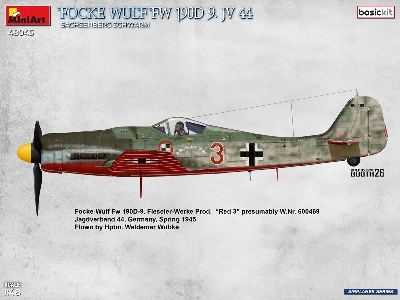 Focke Wulf Fw-190 D-9 - Jv 44 Sachsenberg Schwarm (Basic Kit) - image 6