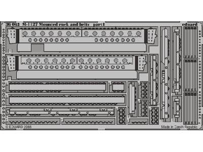 M-1127 mounted rack and belts 1/35 - Trumpeter - image 1