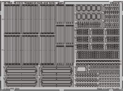 M-1127 mounted rack and belts 1/35 - Trumpeter - image 3