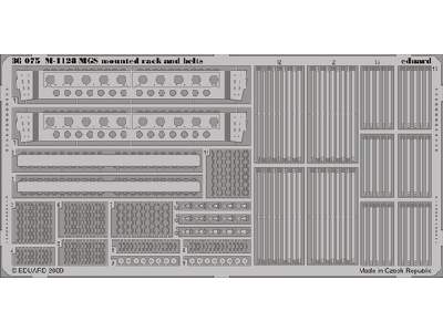 M-1128 MGS mounted rack and belts 1/35 - Afv Club - image 1