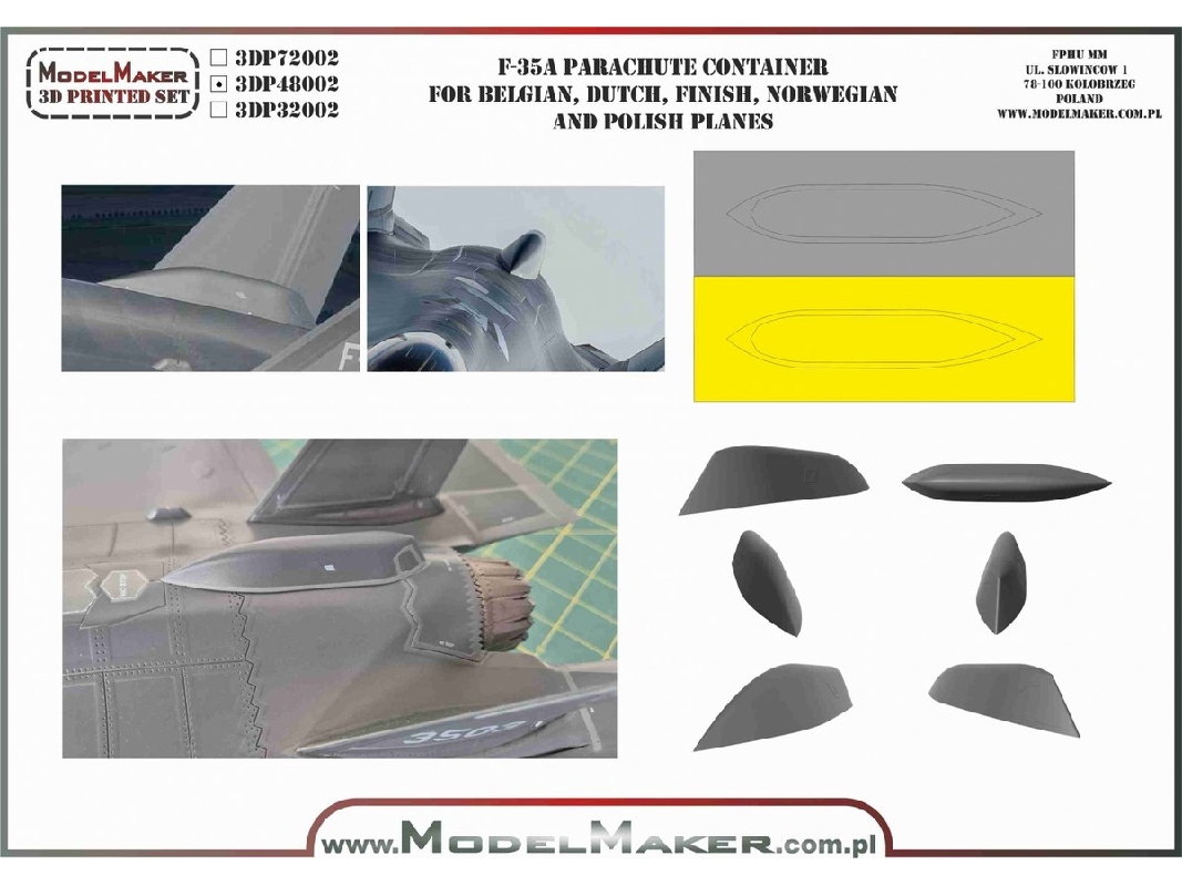 Lockheed Martin F-35 A - Parachute Container - image 1
