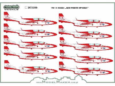 Pzl Ts-11 Iskra "red White Sparks" - image 1