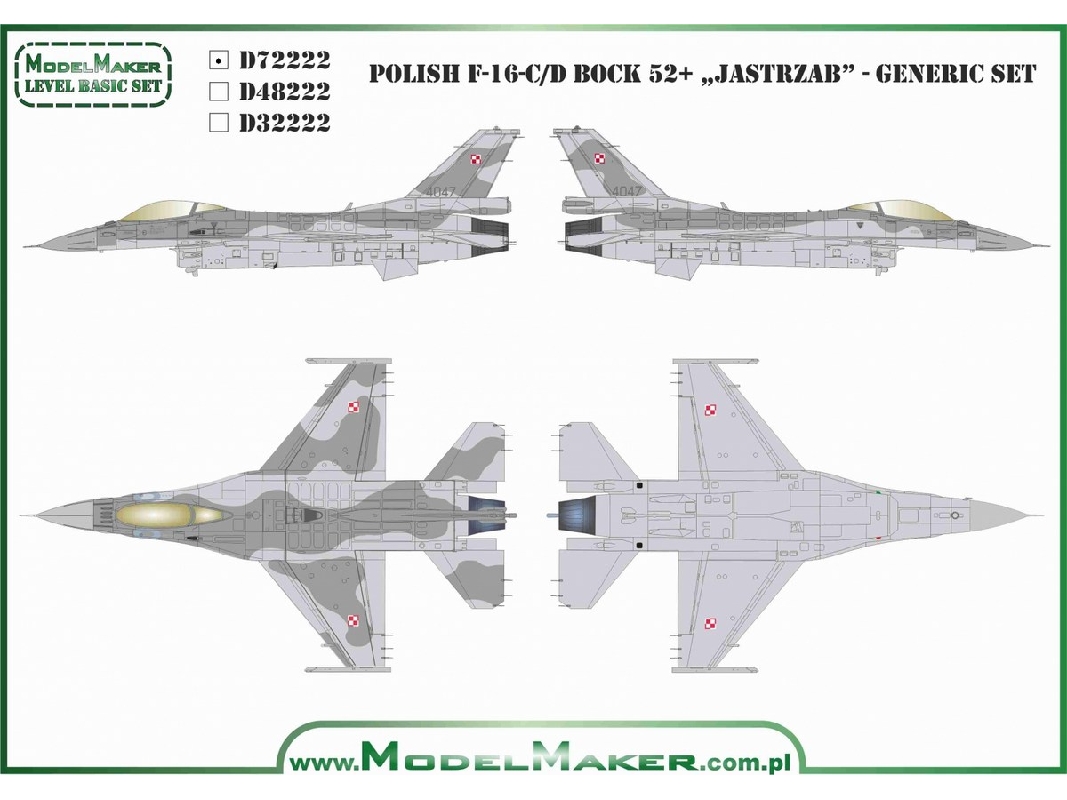 Polish F-16 C/D Block 52+ Jastrząb - Generic Set - image 1