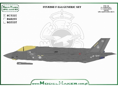 Lockheed Martin F-35 A Lightning Ii - Finnish Air Force (Generic Set) - image 1