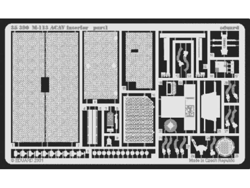 M-113 ACAV interior 1/35 - Tamiya - image 1