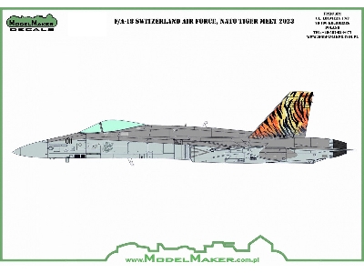 Mcdonnell Douglas F/A-18 C - Swiss Air Force / Nato Tiger Meet 2023 - image 3