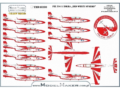 Pzl Ts-11 Iskra - Red White Sparks - image 2