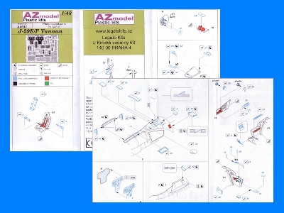 Saab J-29 E/F Tunnan - Interior & Exterior Detail Set - image 1
